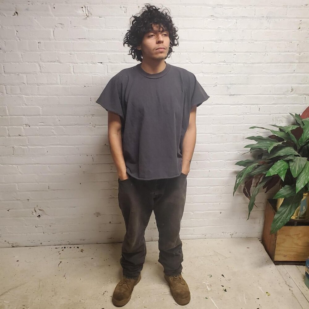 mens YZY Vultures 1  Gosha sleeveless boxy Tee / T-shirt size 2